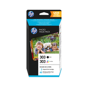 HP 303 Multicolore Photo Value Pack da 2 Cartucce Originale