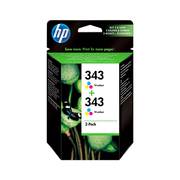 HP 343 Colore Confezione Colore da 2 Cartucce Originale