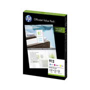 HP 912  Officejet Value Pack da 3 Cartucce Originale