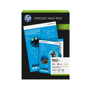 HP 953XL  Officejet Value Pack da 3 Cartucce Originale