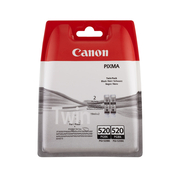 Canon PGI-520 Nero Twin Pack Nero da 2 Cartucce Originale