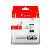 Canon PGI-570XL Nero Twin Pack Nero da 2 Cartucce Originale