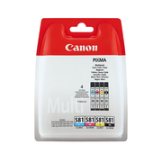 Canon CLI-581  Multipack da 4 Cartucce Originale