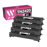 Brother TN2420 Confezione Nero da 4 Toner Compatibile