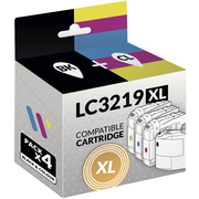 Compatibile Brother LC3219XL Confezione da 4 Cartucce