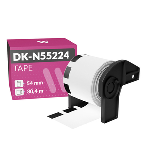 Brother DK-N55224 Nastro Continuo Compatibile di Carta termica Non adesivo (54,0x30,4 mm)