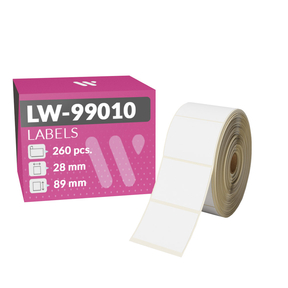Dymo LW-99010 Etichette Compatibili (28,0x89,0 mm – 260 Pz.)
