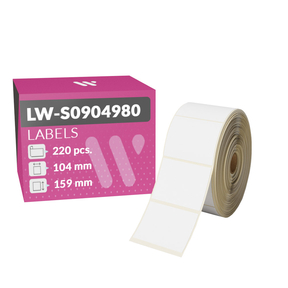Dymo LW-S0904980 Etichette Compatibili (104,0x159,0 mm – 220 Pz.)