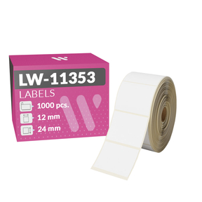 Dymo LW-11353 Etichette Compatibili (13,0x25,0 mm – 1.000 Pz.)