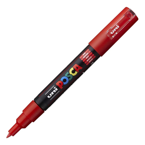 Marcatore PC Uni POSCA - 1M (rosso)