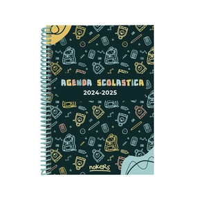 Nokers Agenda 24/25 A5 - VSO Copertina Morbida Primaria - Blackboard