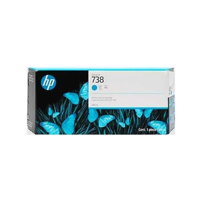 HP 738 (300ml) Ciano Originale
