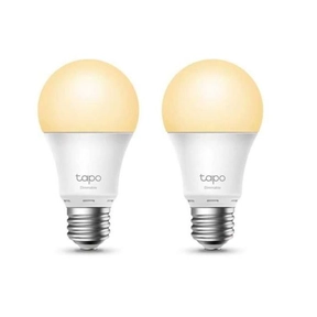 Confezione da 2 lampadine intelligenti TP‑Link Smart Wi‑Fi dimmerabili E27 8,7 W 2700 K
