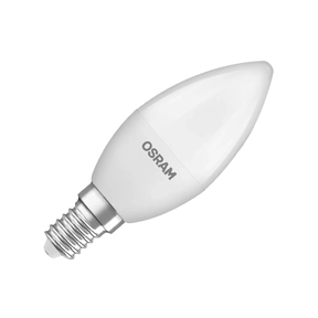 Lampadina LED forma candela E14 Osram