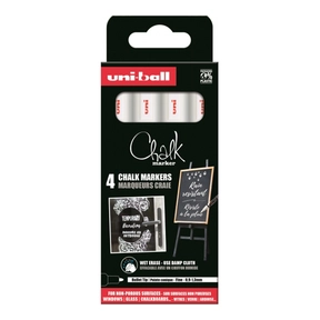 Bic 9581501 Velleda 1741 - Marcatori Assortiti Per Lavagne Con Punta Conica 14mm Conf4pz