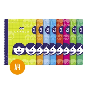 Lamela Taccuino Copertina Morbida Folio (Confezione 10 Pz. Assortiti)
