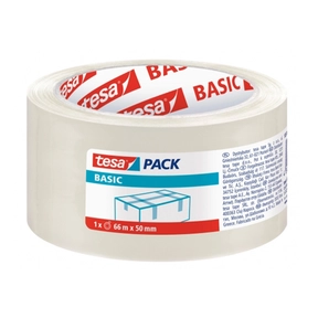 Nastro adesivo Tesa Basic 50 mm x 66 m Trasparente