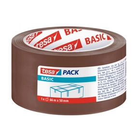 Nastro adesivo Tesa Basic 50 mm x 66 m Marrone