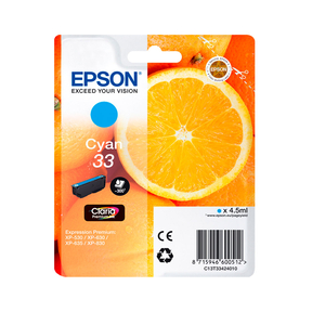 Epson T3342 (33) Ciano Originale