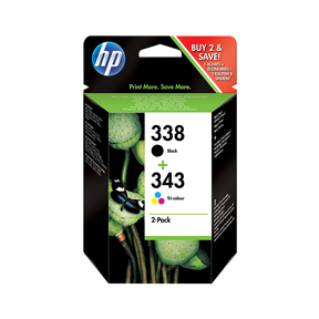 HP 338/343  Pack Negro/Color Originale
