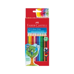 Faber-Castell Matite Colorate Grip (Scatola) - Webcartuccia