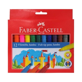 Faber-Castell Felt Tip Jumbo (scatola 12 pz.)
