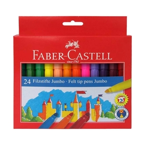 Faber-Castell Felt Tip Jumbo (scatola 24 pz.)