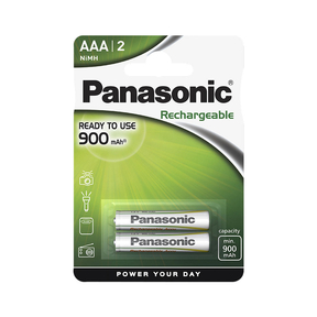 Panasonic AAA 900 mAh Ricaricabile  (2 Und.)