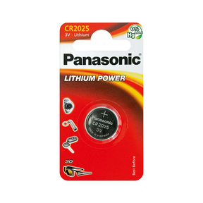 Panasonic Lithium Power CR2025 (1 unità)