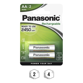 Panasonic AA 2.450 mAh Ricaricabile