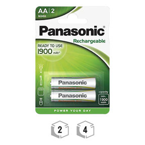 Panasonic AA 1.900 mAh Ricaricabile