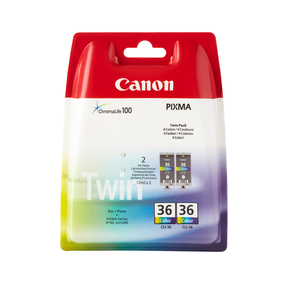 Canon CLI-36 Colore Twin Pack Colore Originale