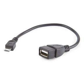 Cavo USB A 2.0 - microUSB OTG - 0.15m