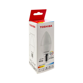 Toshiba LED Vela E14 4.7W Calda (3000K)