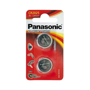 Panasonic Lithium Power CR2025 (2 pezzi)