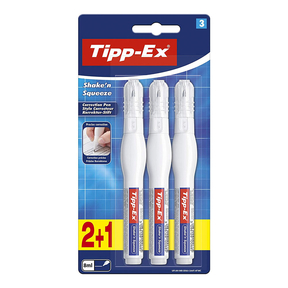 Correttore Tipp-Ex Shake'n Squeeze (Blister 2+1 pz.)