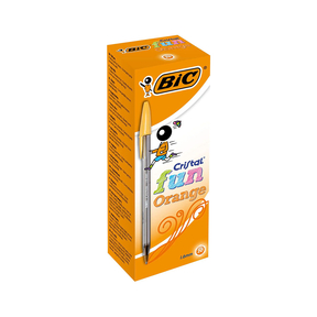BIC Cristal Fun (Confezione 20 pz.) (Arancione)