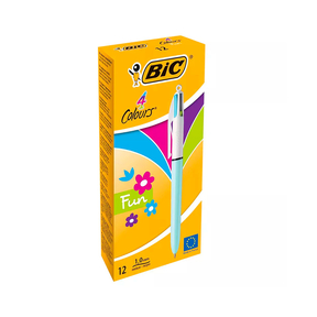 BIC 4 Colours Fun (Confezione 12 pz.) (Blu)