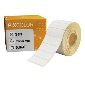 PixColor Industrial Labels 51x25 Termiche