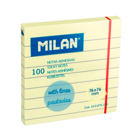 Milan Sticky Notes Linee 76 x 76 mm (100 fogli)