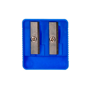 Temperamatite doppio in plastica (blu)