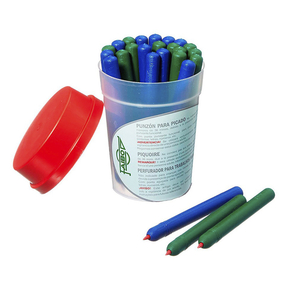 Acquistare Punteruolo di plastica Faibo con punta spessa verde/blu 25 pz. -  Webcartuccia