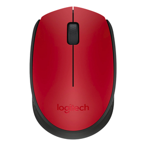 Mouse senza fili Logitech M171 (rosso)