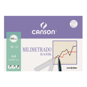 Carta grafica Canson A4 12 fogli